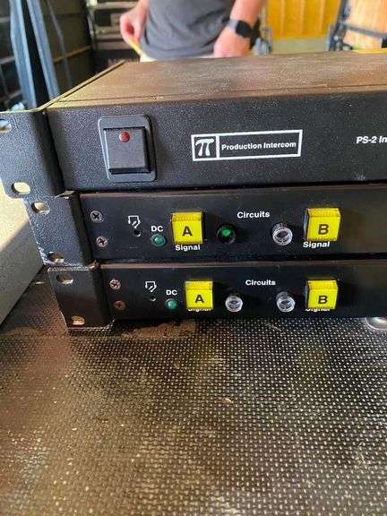 Production Intercom System with (2) RSM-1 Remote Stations & PS-2 Power Supply
