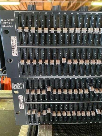 Lot of 2 BSS FCS-960 Dual Mode Graphic Equalizers