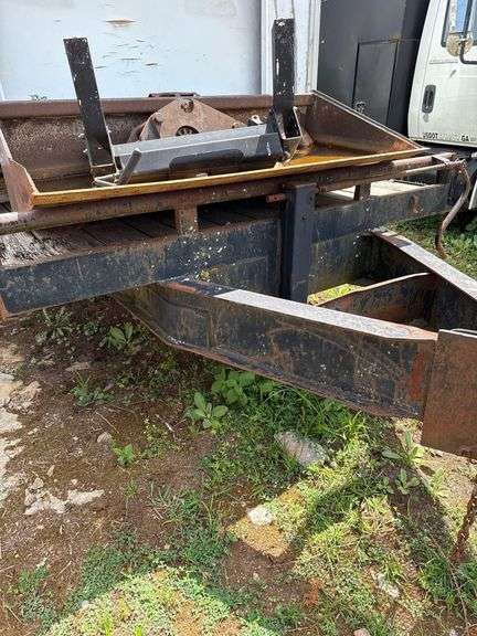 Heavy Duty Equipment Trailer- 18ft Plus 4ft Dove Tail, 7.5 ft Wide, 24,000 lb Capacity With JUST Enclosed Box NOT Skidsteer Bucket and other Misc.- Bill of Sale