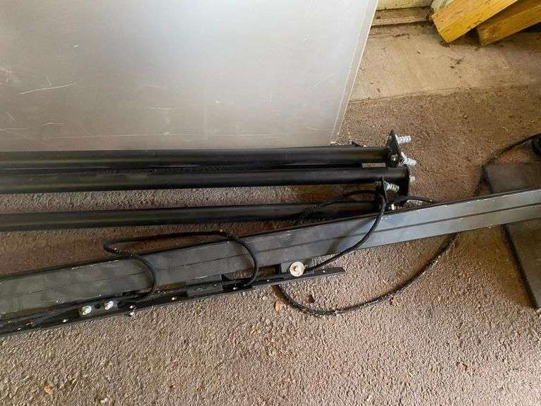 Large Plexi-Glass Doors with Pulley System to open