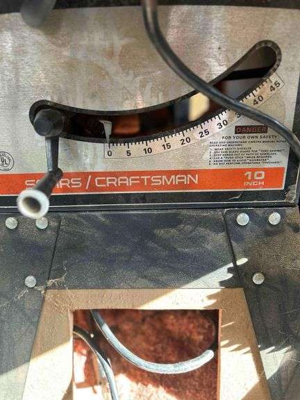 Craftsman 10” Table Saw with Extra Blades