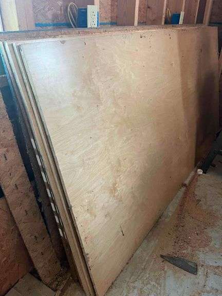 Salvage Lot Sheets Of Plywood and Laminated Sheets