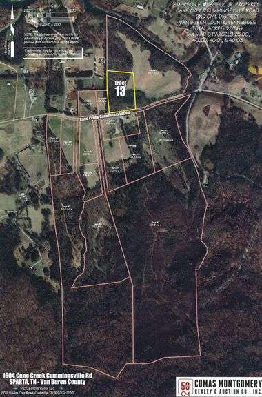 Tract 13: 7.40+/- Acres THIS TRACT IS SELLING BY THE ACRE