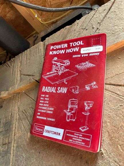 Sears Craftsman Radial Saw