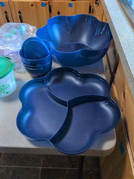 Misc Kitchen Items - Vegetable Steamer, Cookie Cutter and Onion Storage Containers image