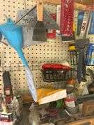 Salvage Lot- Pegboard and All Contents -Bring Boxes and Removal Tools