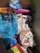 2 Totes - Misc Household Items and Painting Supplies