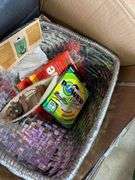 Box of Fishing Items- Knife Set, Tackle Box and 2 Smaller Lure Boxes