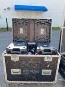 Two Martin MAC 700 Profile Flight Lights in Road Case
