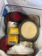 Vintage Head Lights Reflectors and Wires