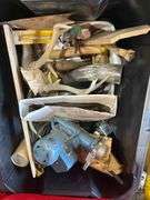Tote of Antlers, Tools Antique Centrifugal Pump , Etc
