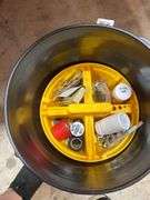 Bucket with Tool Belt, Lid, 4 Dividers with Contents