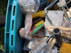 3 Totes - Painting Supplies, Gardening and Miscellaneous