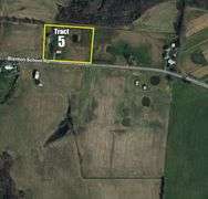 Tract 5:  3.11+/- Acres - Brick House at 822 Blanton School Rd - Barn - Pond