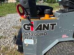 2023 Giant G1200HD Articulating Wheel Loader- with Heavy Duty Branch Manager Attachment with Extension, 496 hrs- Bill of Sale