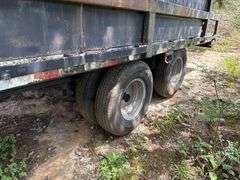 Load Max 20ft Hydraulic Dump Trailer Dual Tandem Axles- 8ft Wide ( Dump Bed just Needs Battery)- Bill of Sale
