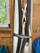 Salvage Lot- PVC Plumbing Pipes, Elbows and Joiners