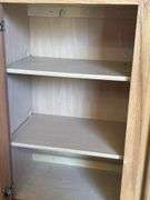 2 Sets of Oak Upper Cabinets - #1-45”x30”x12, #2- 42”x30x12