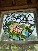 Round Stained Glass - 1 Small Crack on Edge