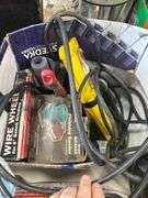 8” Wire Wheel, Makita Finish Sander, Ect