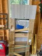 4 Locking Cabinets - Grey 30”x 14x16” High