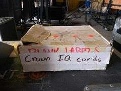 Box of Crown IQ Cards