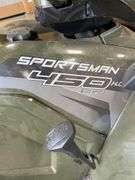 Polaris Sportsman 450 H.O. ATV. with Helmet - Hasn’t Been Started in a While, Battery Needs Charging