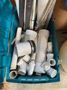 Salvage Lot- PVC Plumbing Pipes, Elbows and Joiners