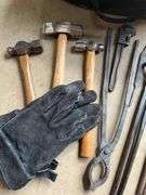 Duffle Bag with Blacksmithing Tools