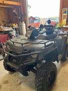 Polaris Sportsman 450 H.O. ATV. with Helmet - Hasn’t Been Started in a While, Battery Needs Charging