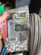 Box of Electrical Supplies- Wiring, NM Staples, Twist Nuts Ect
