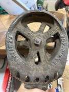 Antique Cast Iron Pulley
