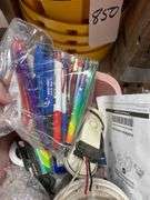 Box of Light Bulbs, Carpet Adhesive etc