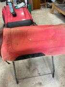 Saddle (Double T Saddlery) with Blanket and Stand
