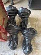Mail Box And 4 Iron Ball in Claw Stool Legs