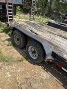 16ft Long Dual 7,000 lb Axles Flatbed Utility Trailer- Bill of Sale