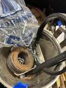 Bucket With Fence Fasteners,Wire, Wire Cutters Ect
