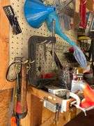 Salvage Lot- Pegboard and All Contents -Bring Boxes and Removal Tools