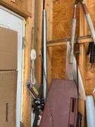 Left Front Corner - Fishing Poles, Light Strips, Wenches, Chain Links, Vinyl Upholstery and much More