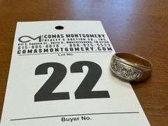 14k Ring with 3 Diamonds - size coming soon
