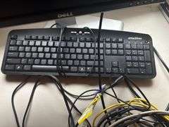 Dell Monitor, eMachines Keyboard, Mouse, and Speakers