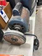 Vintage Motor with Buffing Wheel