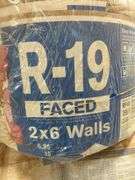 39 Rolls of R- 19 Insulation Faced 2x6 Walls