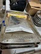 3 Paint Pans, Sponges and Roller Cover