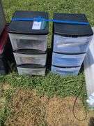 2 Storage Bins with Misc Items