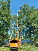 2011 Ford F750 Chip Truck equipped with an Altec boom- 75ft Elevator ( Runs but then will cut off)- Has Title