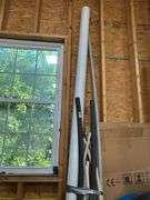 Salvage Lot- PVC Plumbing Pipes, Elbows and Joiners