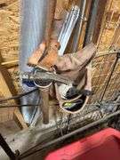Salvage Lot- Peg Board of Items Tools and Tool Belt Ect