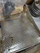3 Paint Pans, Sponges and Roller Cover
