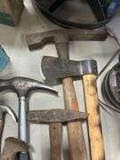 Lot of Axes, Hammers, Multi Tool , Etc